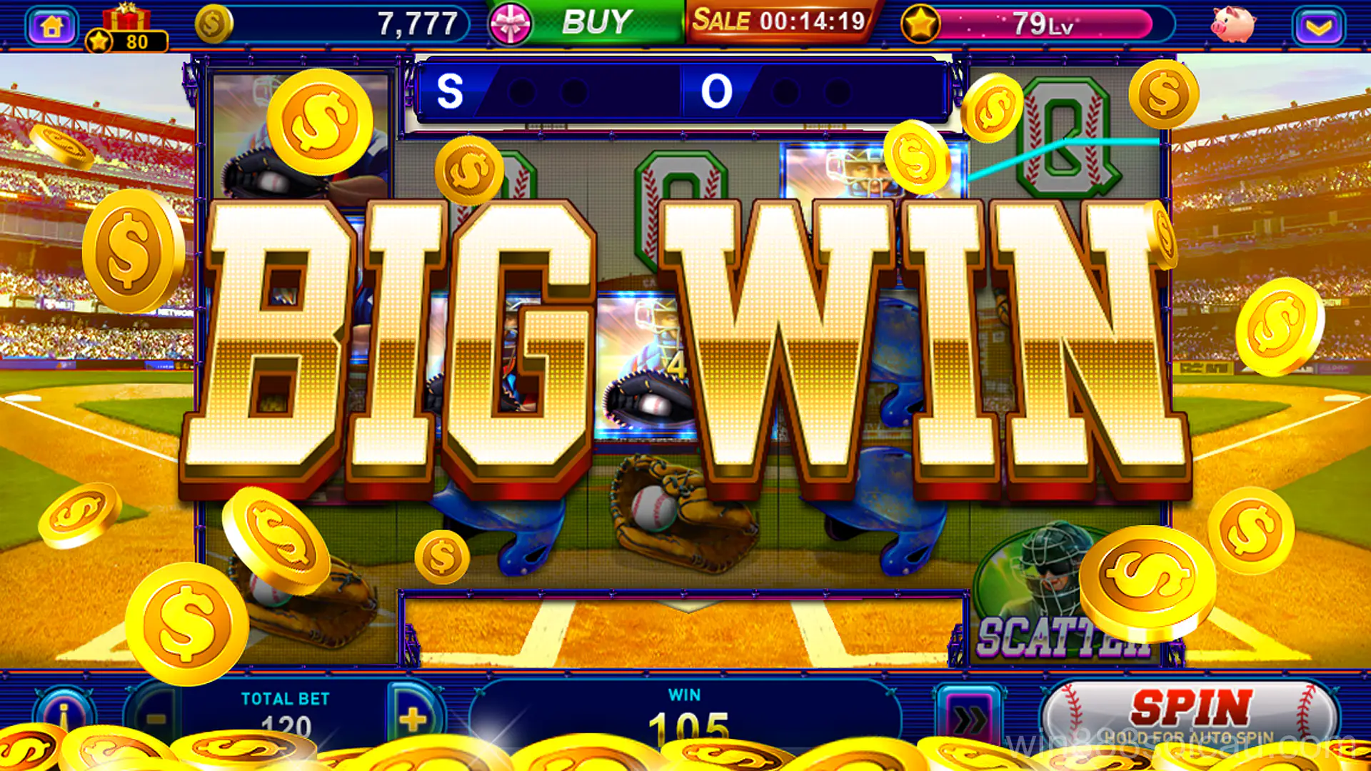 Giao diện ứng dụng Win 888